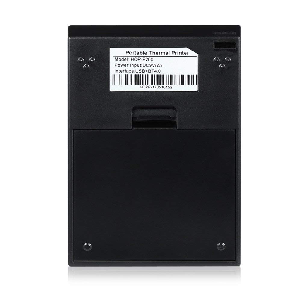 HOPE200 58mm Thermal Printer Mini Bluetooth Thermal Printer EU Plug